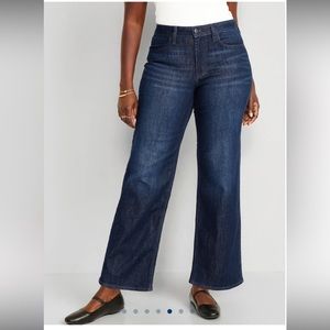 Old Navy  High-Waisted Wow Wide-Leg Jeans for Women. Size 16P.